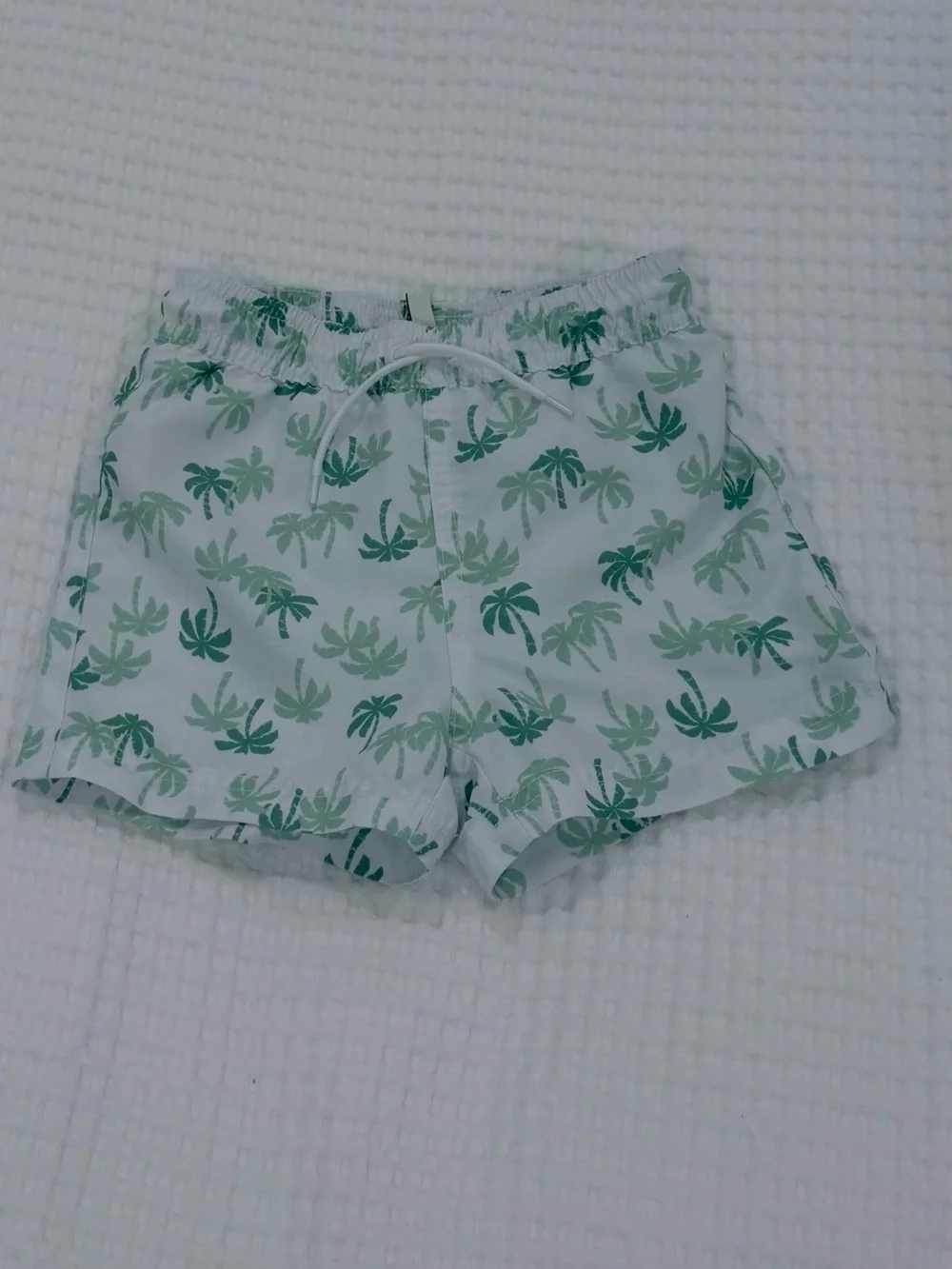 Janie and Jack Boys Shorts Swim Trunk Palm Tree (Size: 12-18 Months)